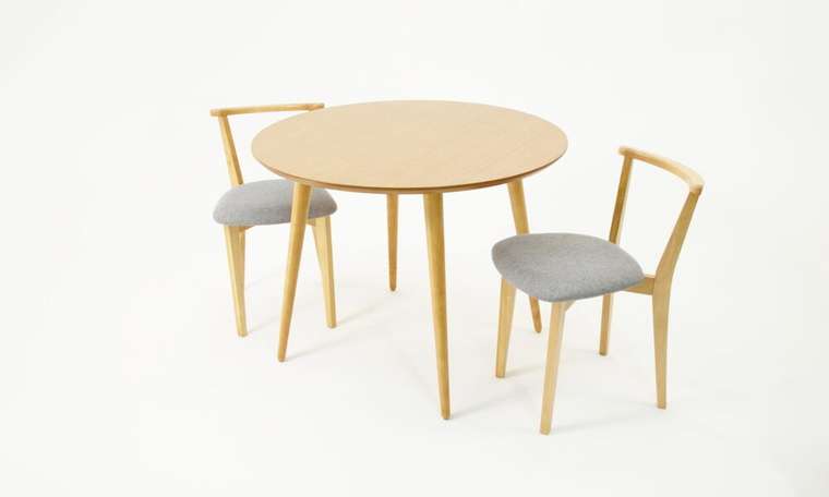 Обеденная группа Монте D100 серо-коричневого цвета