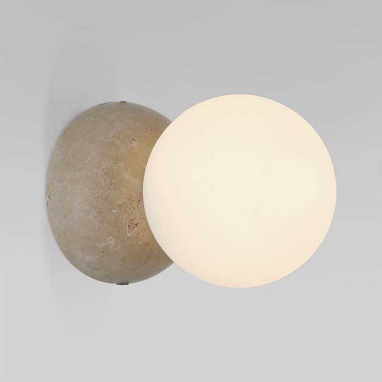 Настенный светильник из травертина 303051 травертин Stone