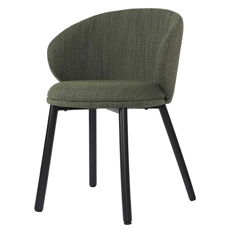Обеденный стул Comfy темно-зеленого цвета