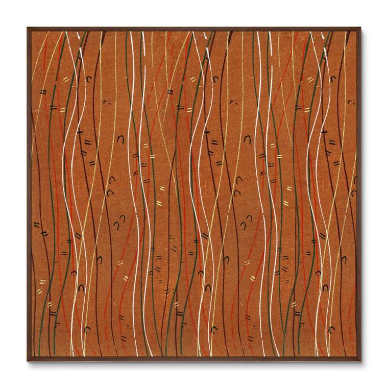 Репродукция картины Vintage print of Japanese textile №20, 1904г.