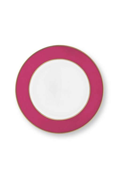 Набор из 2-х тарелок Chique Gold-Pink, D17 см