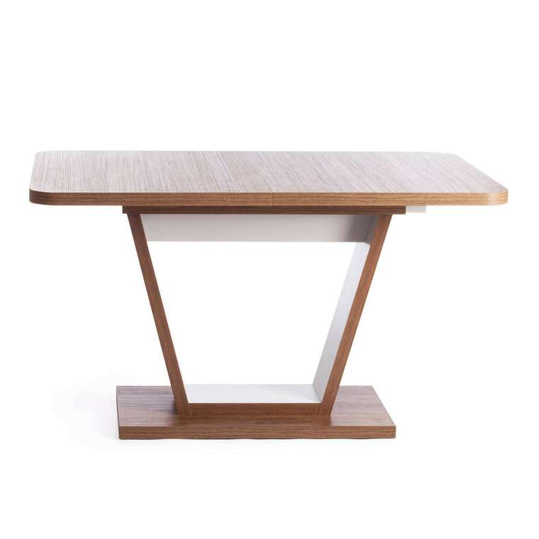Раздвижной обеденный стол Vox коричневого цвета