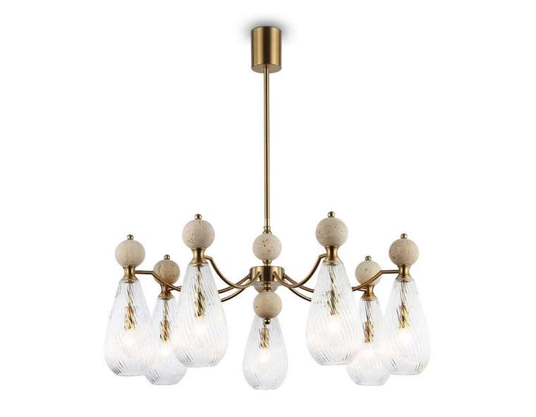 Люстра на штанге Ceramo Modern LH53287 (стекло, цвет прозрачный)