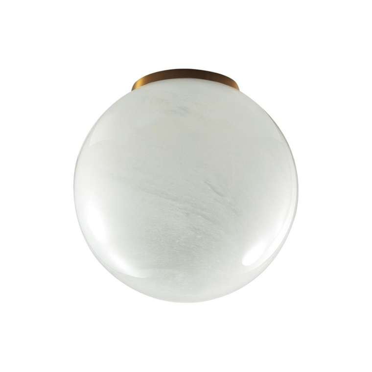 Потолочный светильник Odeon Light Magia 7109/1C бронзовый/белый/стекло/металл IP20 E14 5W 220V