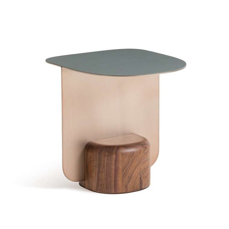 Стол с покрытием из линолеума Dorius серого цвета