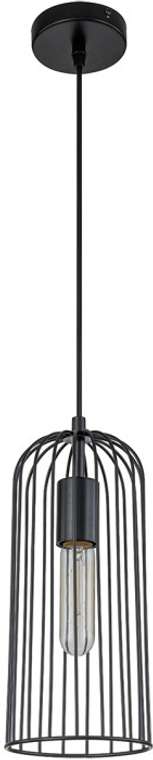 Подвесной светильник Escada Phoenix 10198/1S 1х60Вт Е27, металл, черный