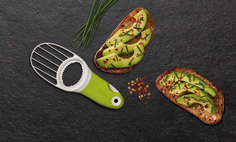 Нож для авокадо GoAvocado бело-зеленого цвета