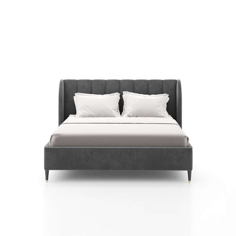 Кровать Mistress 140х200 серого цвета