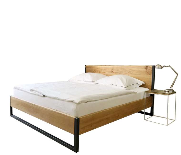 Кровать Ардено 180х200 черно-коричневого цвета