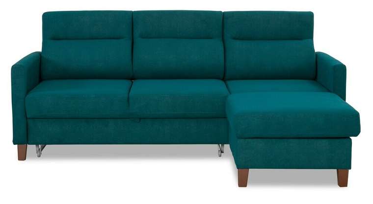 Угловой диван-кровать Марсель синего цвета