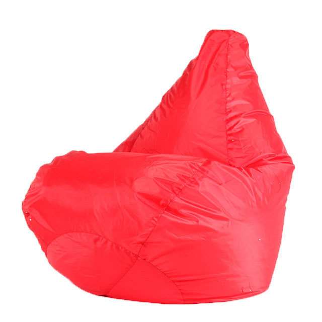 Кресло-мешок L красного цвета (оксфорд)