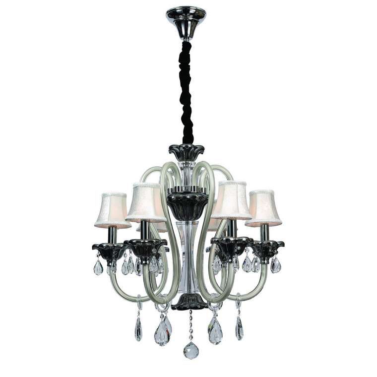 Подвесная люстра ST Luce "Elegante" с бежевыми абажурами