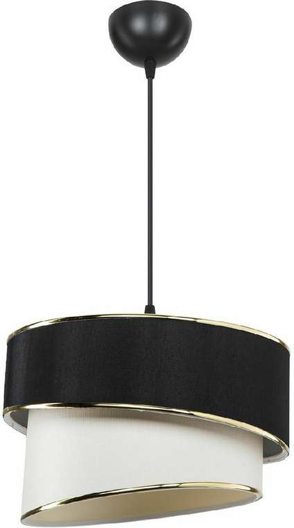 Подвесной светильник BERTINA TL1622H-01BW (ткань, цвет черный)