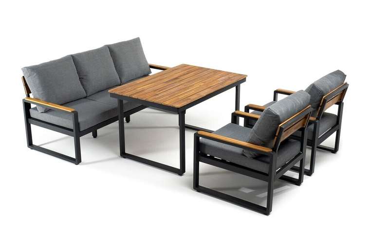 Диванная группа Tора M бежево-серого цвета 