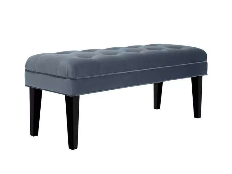 Банкетка Adel серо-синего цвета