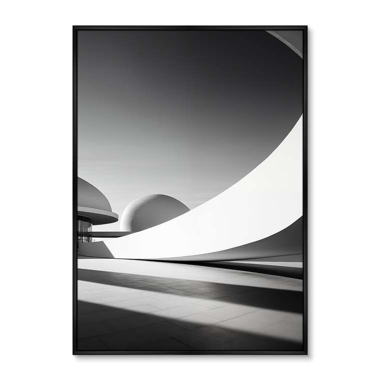 Репродукция картины Architecture, curves of large arches, No 1, 2024г.
