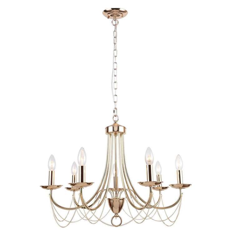 подвесная люстра Plini золотой металл 7*E14*40W, excluded