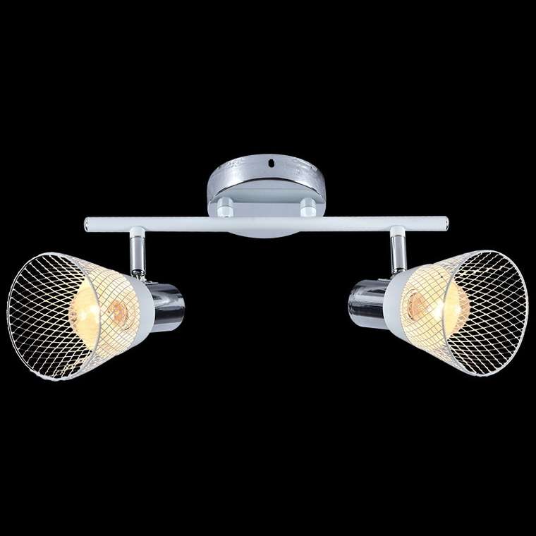 Спот 05968-0.8-02 WH+CR (металл, цвет белый)