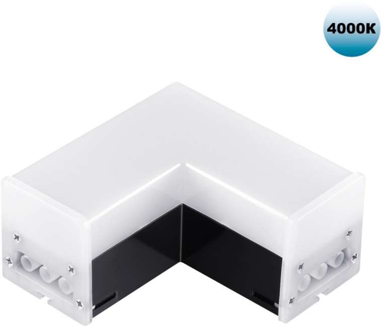 Светильник-соединитель L"- образный с одним сетевым входом Novotech Bits 359117 IP20 LED 8W 4000K 100-265V 720Лм черный"