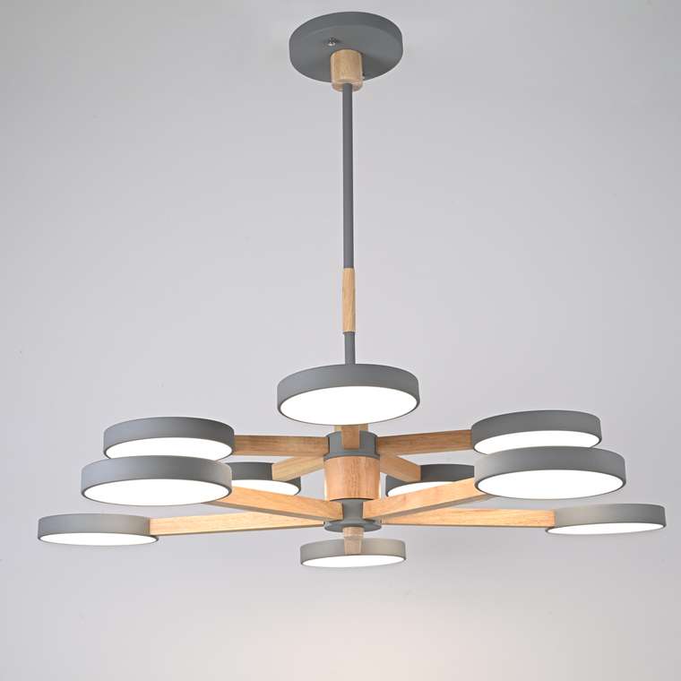 Подвесная люстра TURNA DBL L10 Gray