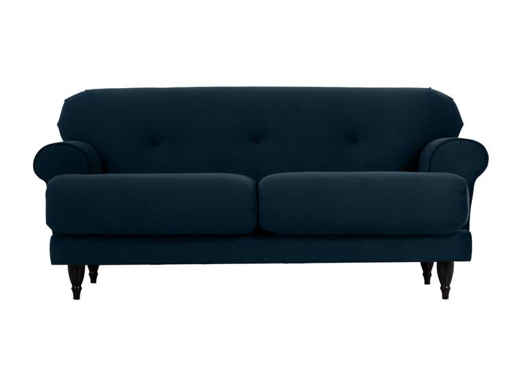Двухместный диван Italia темно-синего цвета
