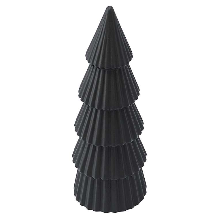 Декор новогодний из фарфора xmas tree из коллекции New year essential черного цвета