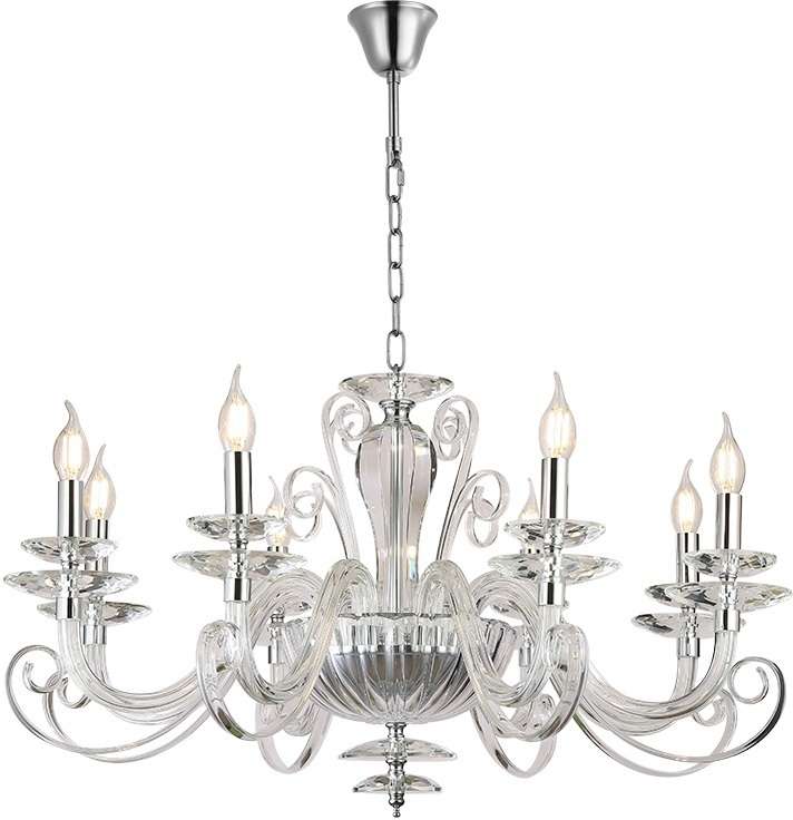 Подвесная люстра Newport 8570 8578/C chrome подсвечник