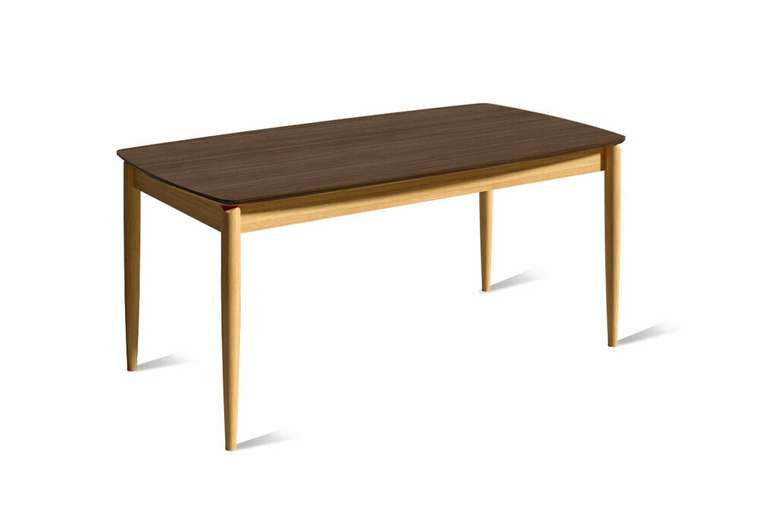 Раскладной обеденный стол Elva бежево-коричневого цвета