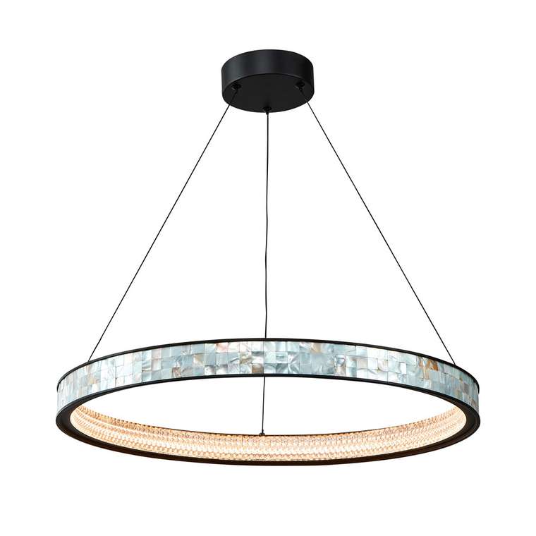 подвесная люстра Shelty перламутровый металл, пластик, ракушки LED*35W, 1050LM, 4000K, included