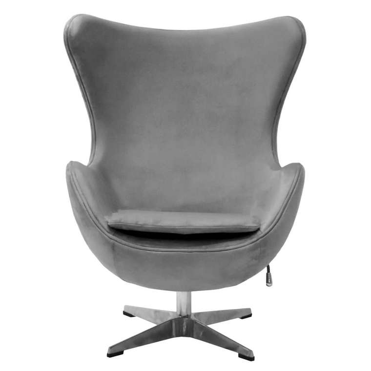 Кресло Egg Chair серого цвета
