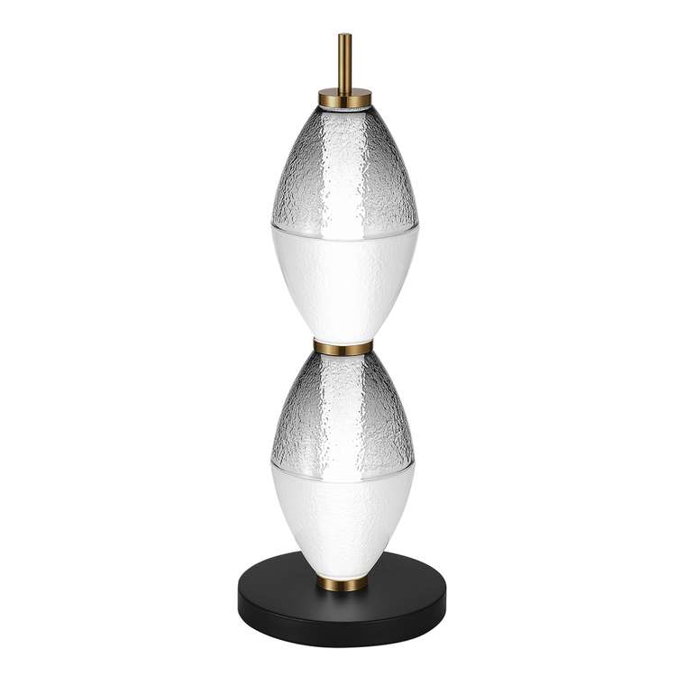 * Прикроватная лампа ST-Luce Черный/Белый, Дымчатый LED 1*16W 3000K ICE