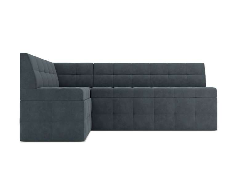 Угловой диван-кровать Атлантис М серого цвета левый угол