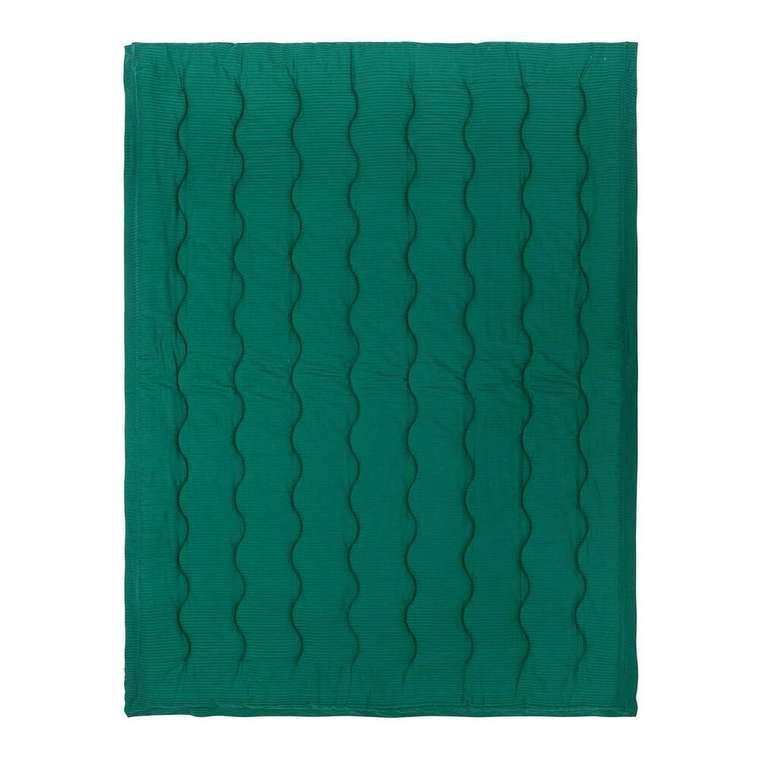 Одеяло Тиффани 195х220 темно-зеленого цвета