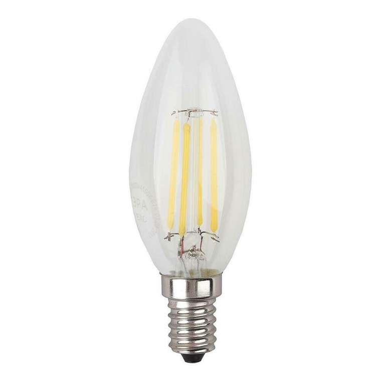 Лампа светодиодная ЭРА E14 9W 2700K золотая F-LED BTW-9W-827-E14 gold Б0047011