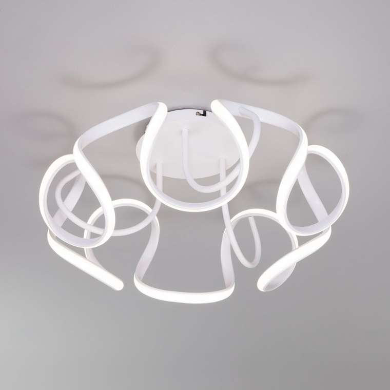 Потолочный светодиодный светильник с пультом управления 90238/1 белый Alstroemeria