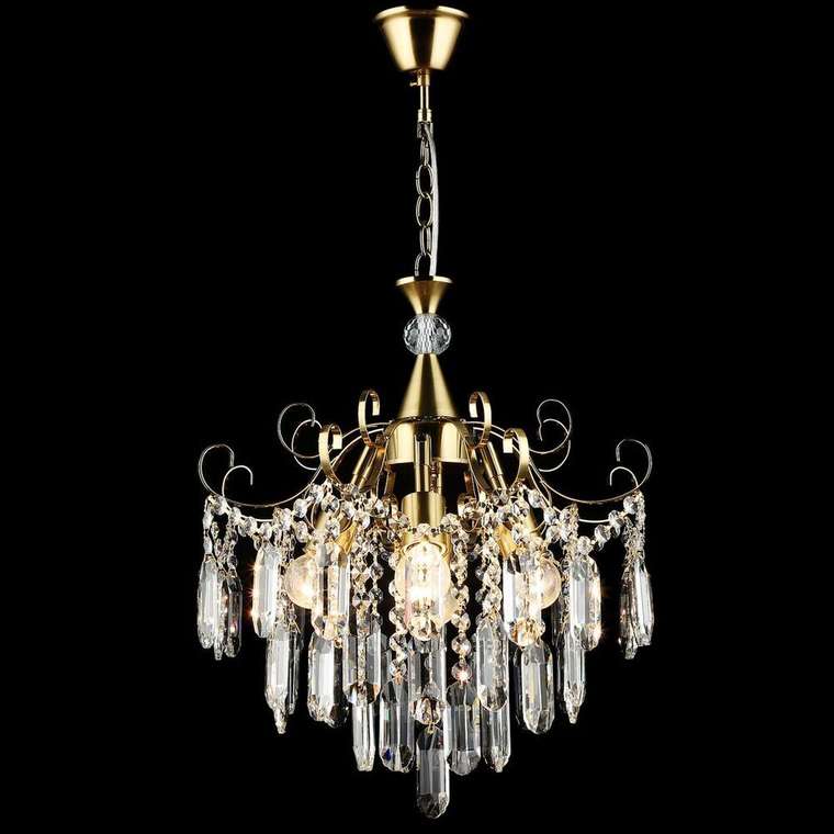 Хрустальная люстра 68520-0.4-04 COP (хрусталь, цвет прозрачный)