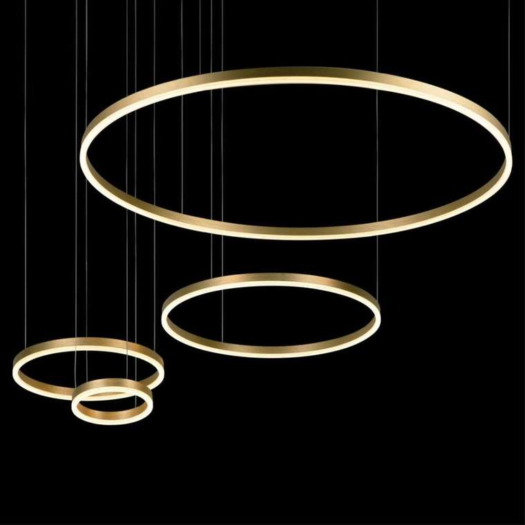 Подвесной светильник Ring 10017/4L (металл, цвет золото)