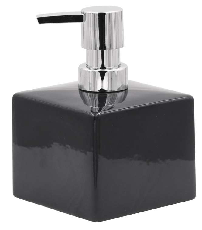 Дозатор для жидкого мыла Cube тёмно-серого цвета