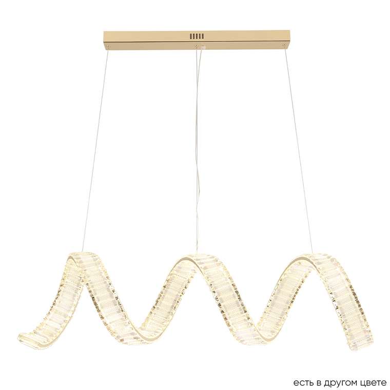 Хрустальная люстра MUSIKA SP100W LED L1200 GOLD (хрусталь, цвет прозрачный)