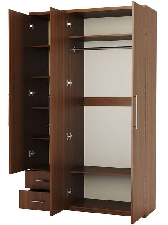 Шкаф Мелодия МКЯ-32/1 120 цвета орех