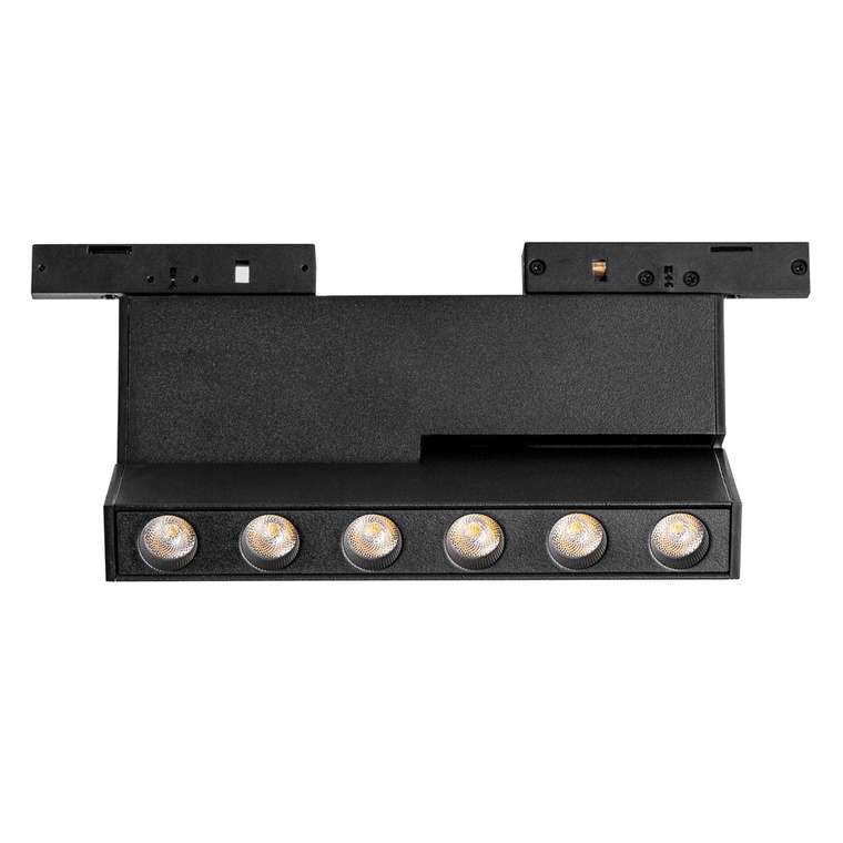 Светильник линейный поворотный 24V д/трека LINEA LED 6W 500LM 30G ЧЕРНЫЙ 3000K