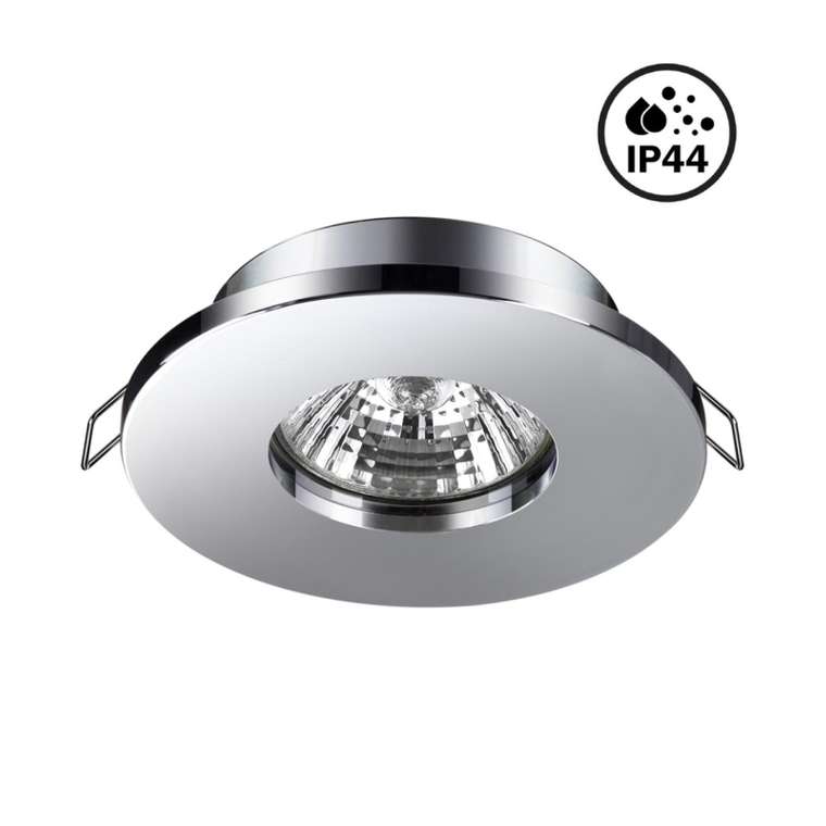 Встраиваемый светильник AQUA 370802 (алюминий, цвет хром)