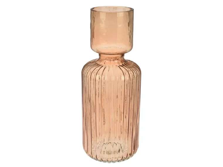 Ваза Ambra Glass янтарного цвета