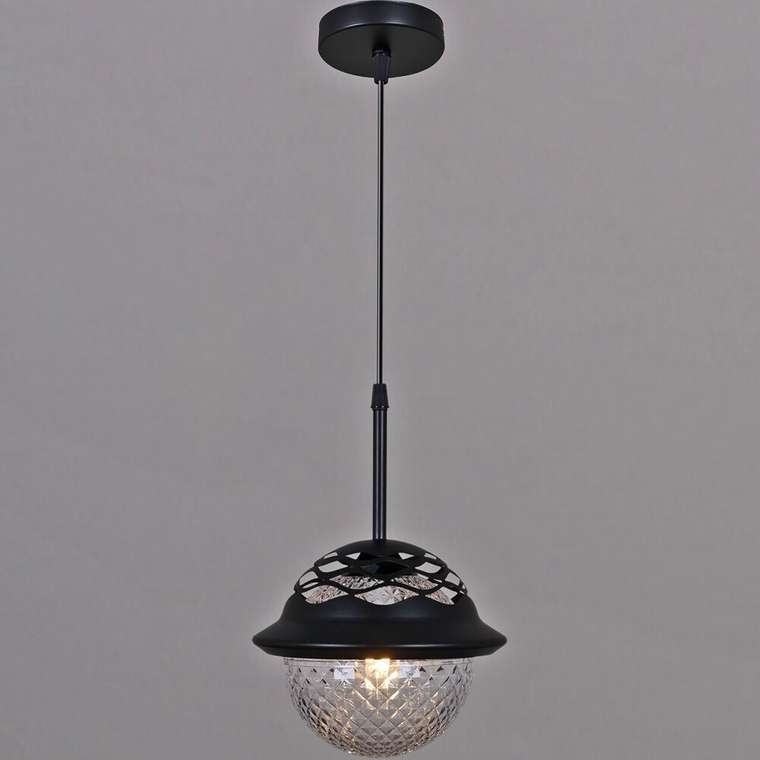 Подвесной светильник 05905-0.9-01 BK (пластик, цвет прозрачный)