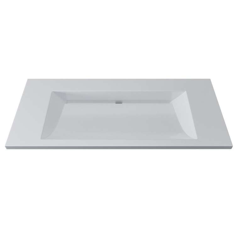 Раковина накладная Uperwood Infinity прямоугольная 80х45 см