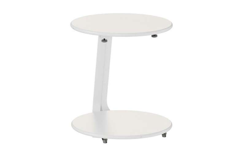 Кофейный столик Оптима белого цвета