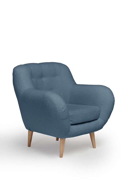 Кресло Элефант голубого цвета