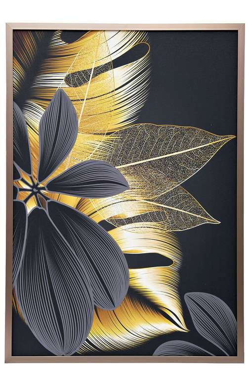 Картина Золотые листья-4 70х100 на холсте