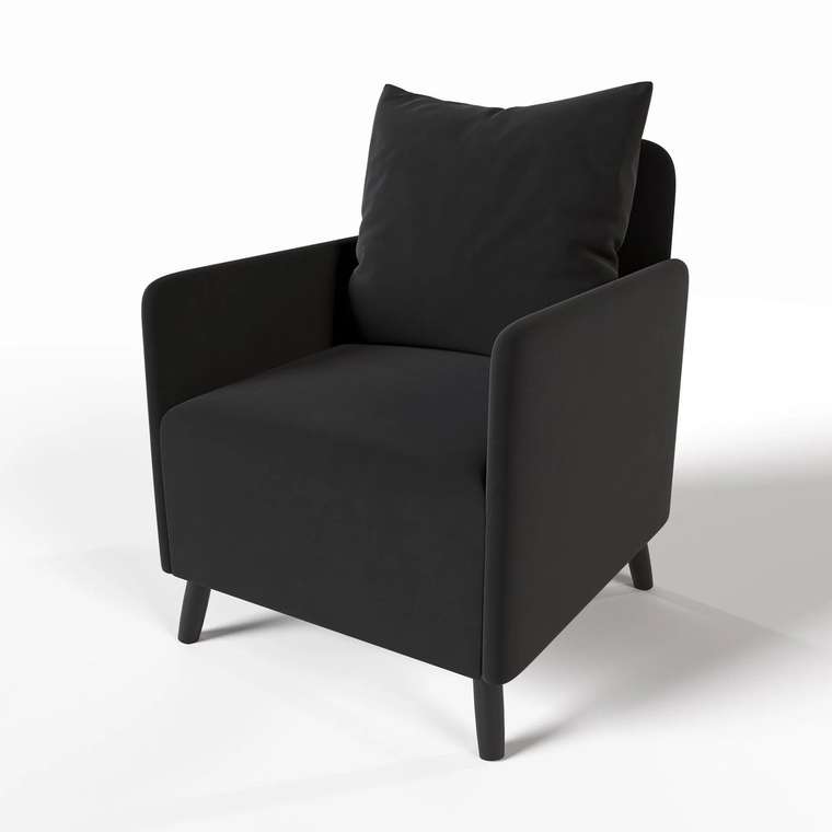Кресло Будапешт черного цвета
