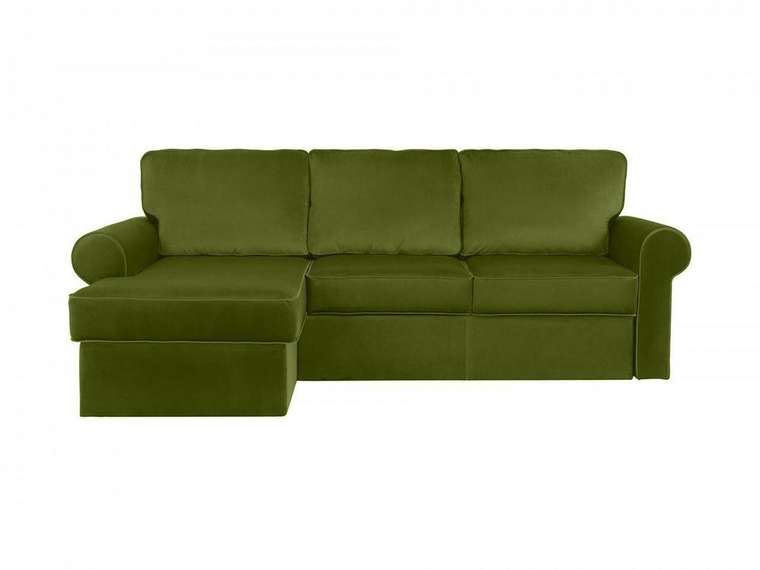 Угловой диван-кровать Murom зеленого цвета
